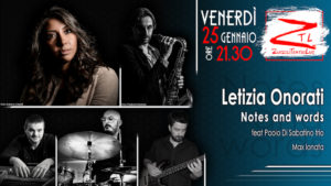 25/01/2019 – Letizia Onorati ft Paolo Di Sabatino Trio e Max Ionata