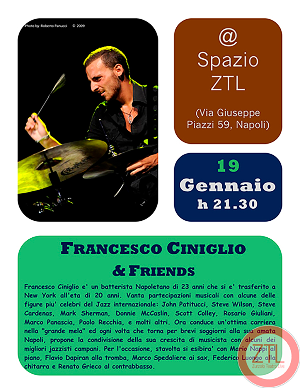 19/01/2013 – Francesco Ciniglio & Friends Show