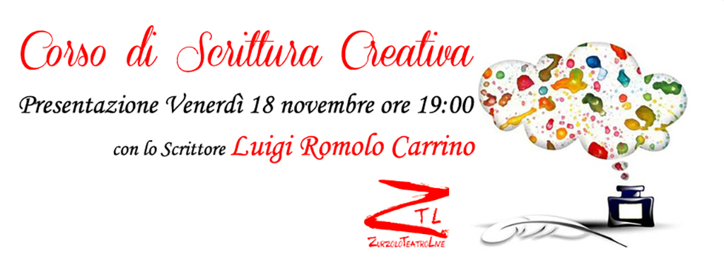 18/11/2016 – Presentazione Corso di Scrittura Creativa