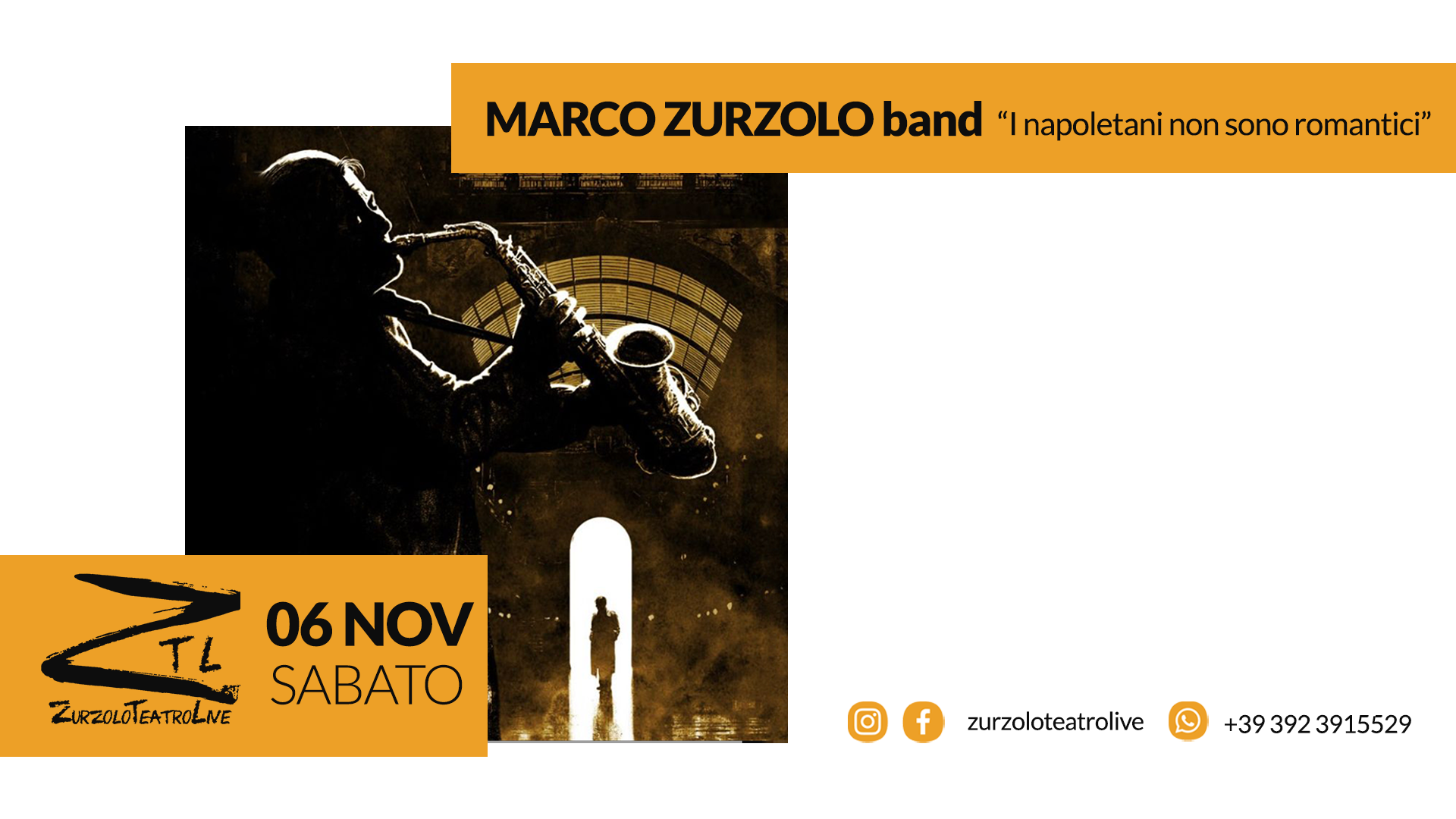 06.11.2021 MARCO ZURZOLO band