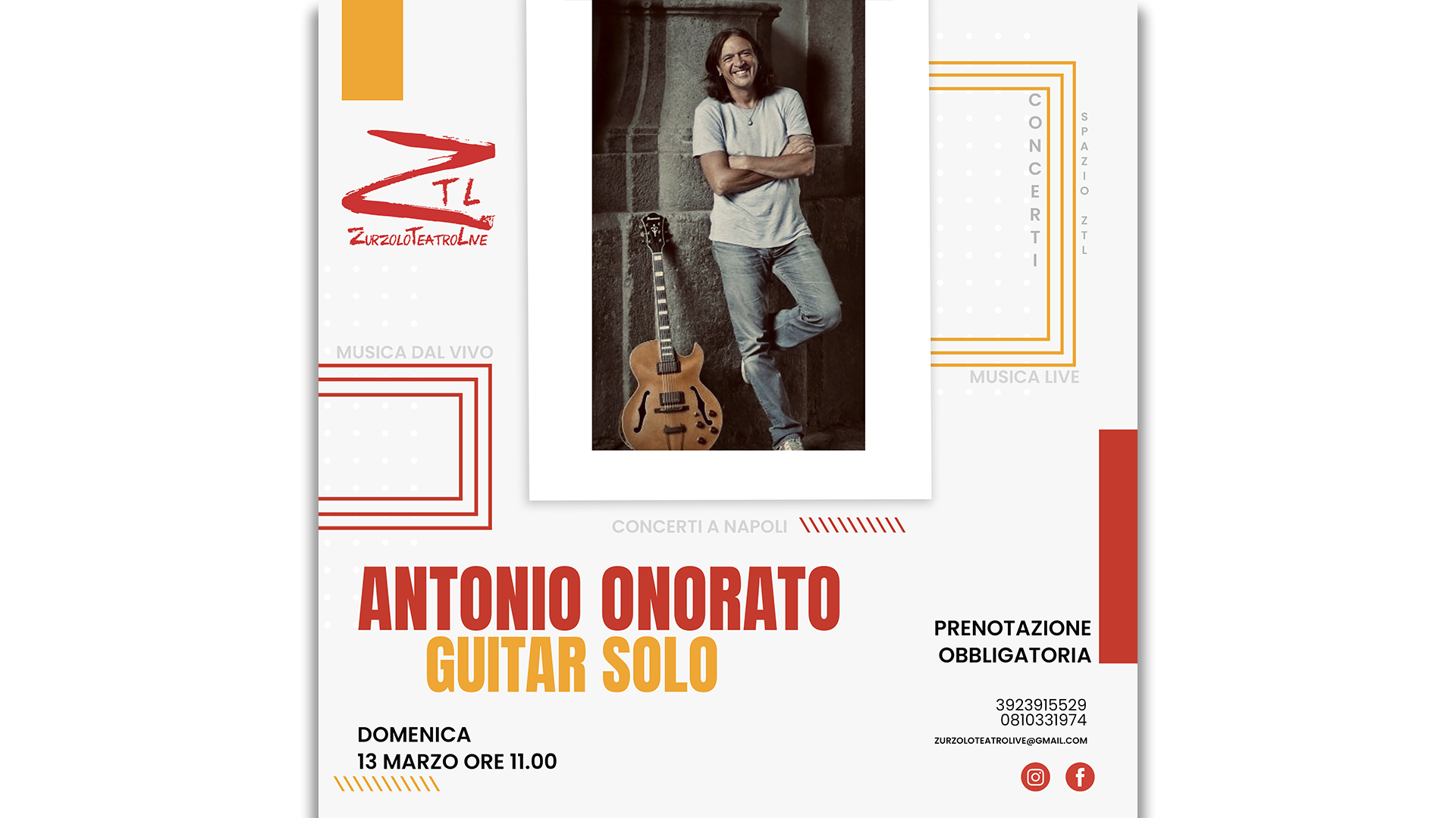 13.03.2022 ANTONIO ONORATO “Guitar Solo”