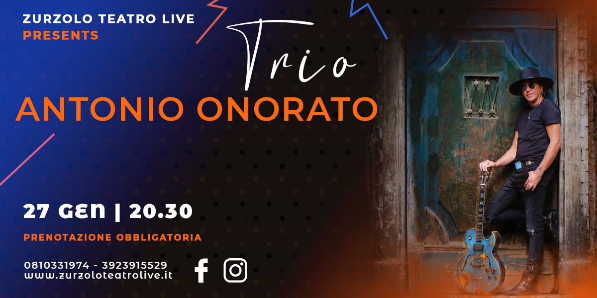 Scopri di più sull'articolo 27.01.2024 Antonio Onorato TRIO