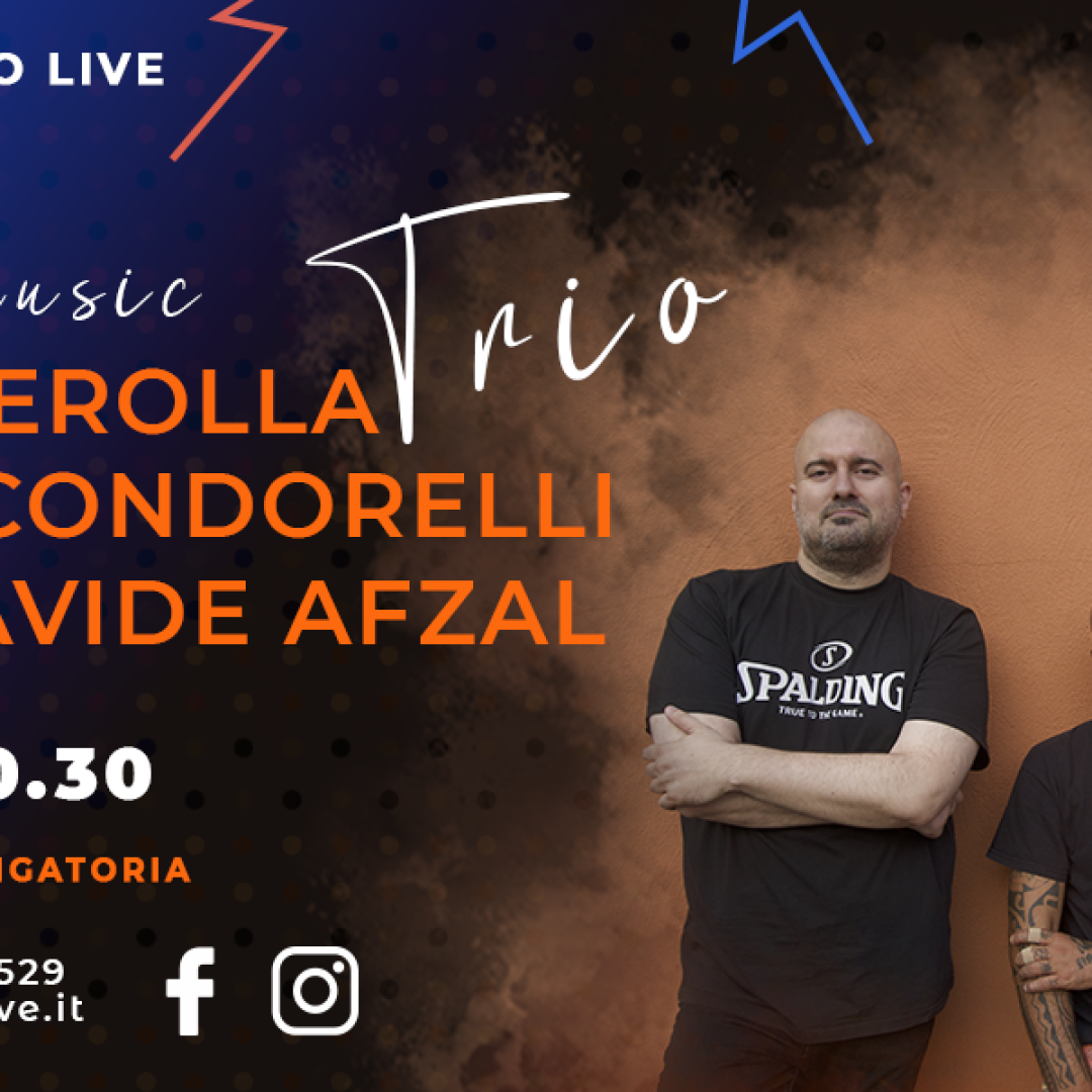 03.02.2024 CICCIO MEROLLA TRIO FEAT PIETRO CONDORELLI E DAVIDE AFZAL